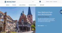 Desktop Screenshot of michelstadt.de