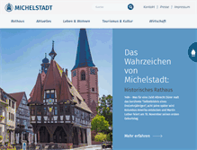 Tablet Screenshot of michelstadt.de
